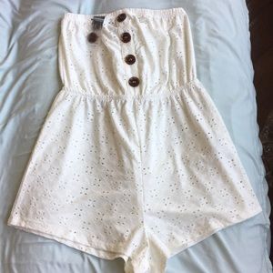 White ASOS romper